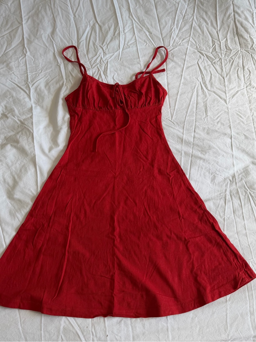 Red Spaghetti Strap Dress - Classic Summer Slip